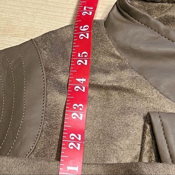 Men’s BV CLOTHING SUEDE tan leather M Jacket. - Picture 7 of 9